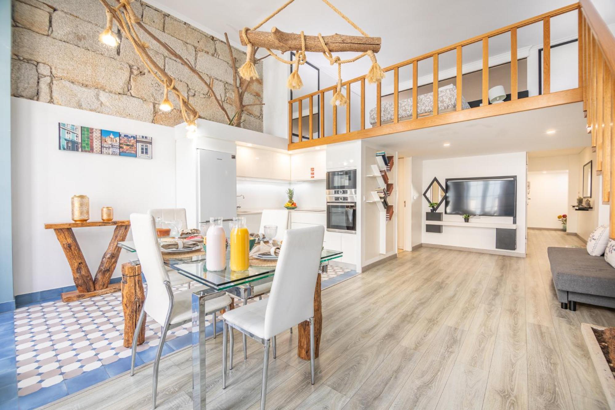 Deluxe Spacious Flats W Mezzanine By Host Wise Διαμέρισμα Πόρτο Δωμάτιο φωτογραφία