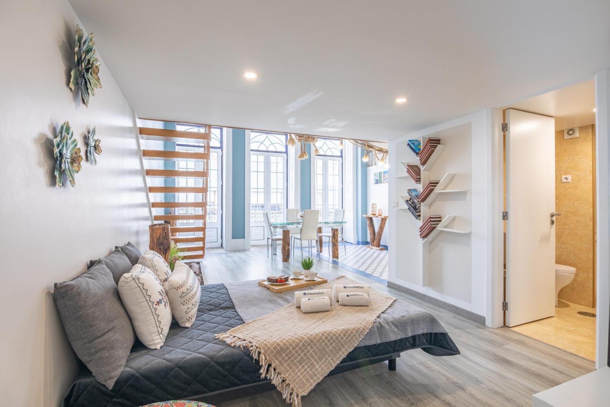 Deluxe Spacious Flats W Mezzanine By Host Wise Διαμέρισμα Πόρτο Δωμάτιο φωτογραφία