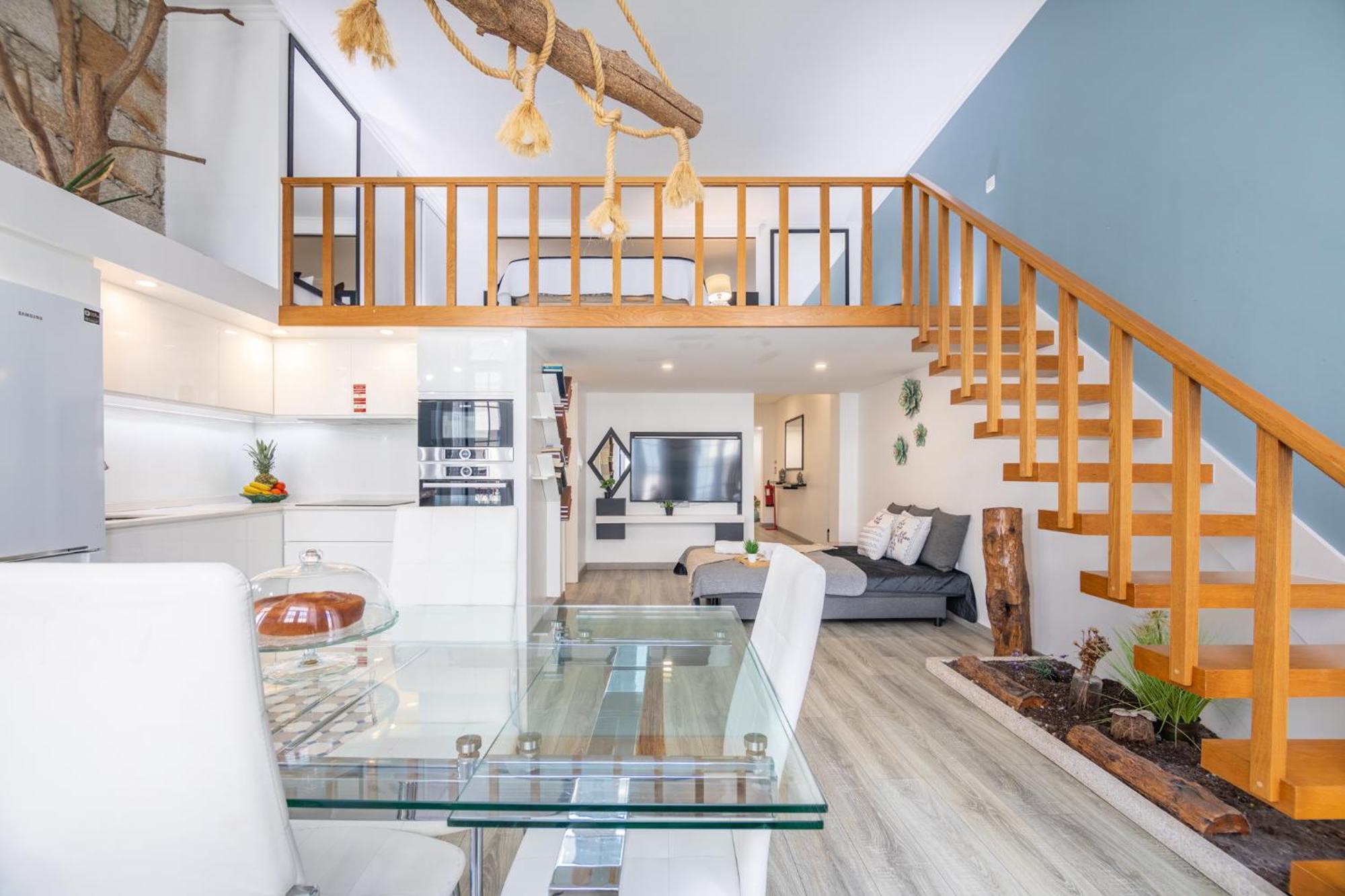 Deluxe Spacious Flats W Mezzanine By Host Wise Διαμέρισμα Πόρτο Δωμάτιο φωτογραφία