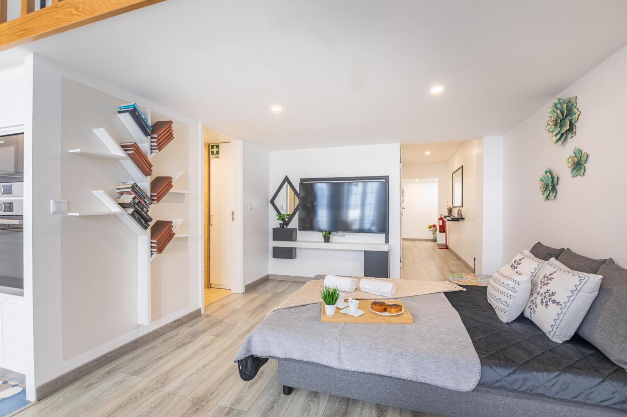 Deluxe Spacious Flats W Mezzanine By Host Wise Διαμέρισμα Πόρτο Δωμάτιο φωτογραφία